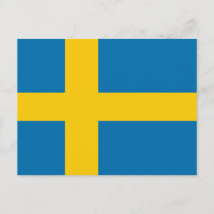 スウェーデンの旗 ポストカード