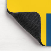 スウェーデンの旗 マウスパッド (コーナー)