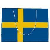 スウェーデンの旗 ラージペーパーバッグ (裏面)
