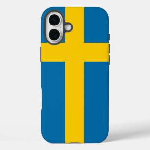 スウェーデンの旗 iPhone 16 PLUSケース