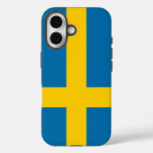 スウェーデンの旗 Case-Mate iPhoneケース (裏面)