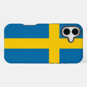 スウェーデンの旗 iPhoneケース (裏面横)