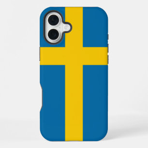 スウェーデンの旗 iPhone 16 PLUSケース