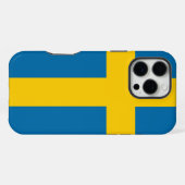 スウェーデンの旗 iPhoneケース (裏面横)
