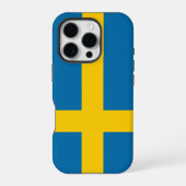 スウェーデンの旗 iPhoneケース (裏面)