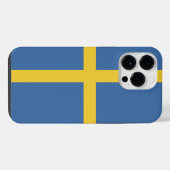 スウェーデンの旗 iPhoneケース (裏面横)