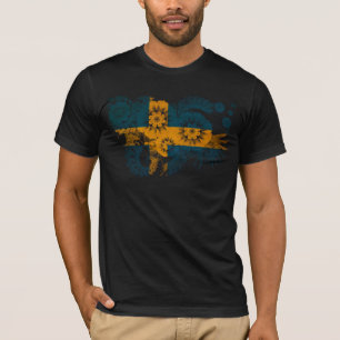 スウェーデンの旗 Tシャツ