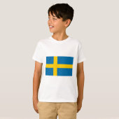 スウェーデンの旗 Tシャツ (正面フル)
