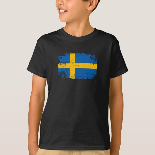 スウェーデンの旗 Tシャツ (正面)
