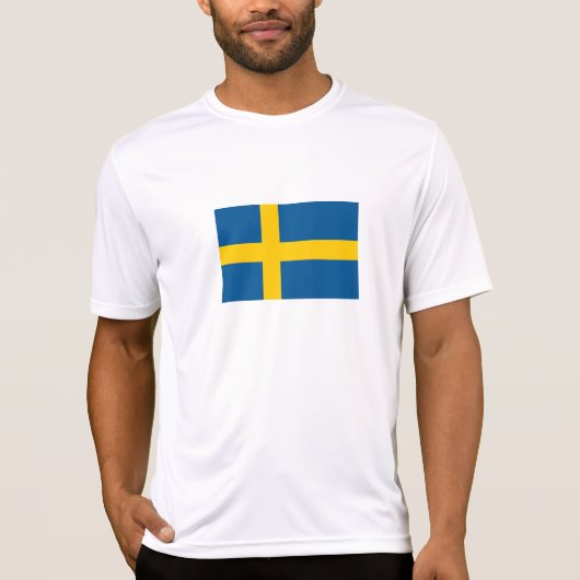 スウェーデンの旗 Tシャツ (正面)