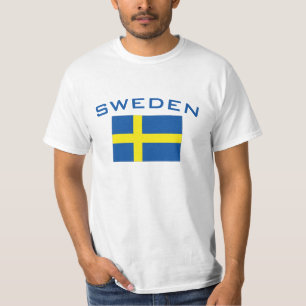 スウェーデンの旗 Tシャツ