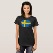 スウェーデンの旗 Tシャツ (正面フル)