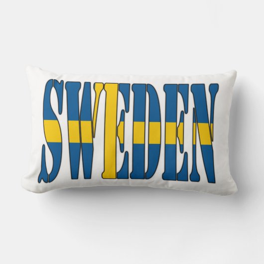 スウェーデンの枕 ランバークッション (正面)