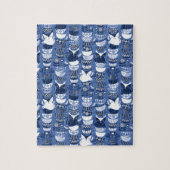 スウェーデンの民俗猫I ジグソーパズル (縦)