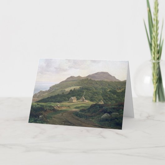 スウェーデンの海岸、1828年 カード (正面)