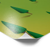 スウェーデンの湖の地図 フォトプリント            (角)