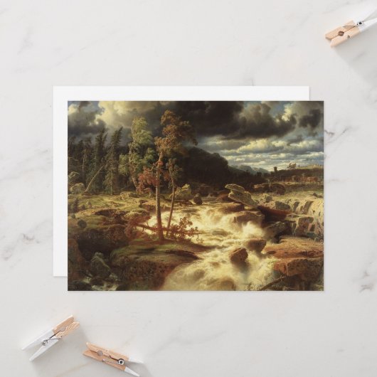 スウェーデンの滝(Marcus Larson) カード (正面/裏面インサイチュ)