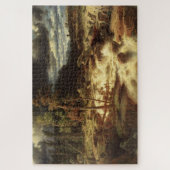 スウェーデンの滝(Marcus Larson) ジグソーパズル (縦)