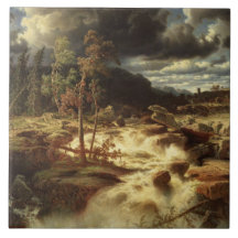 スウェーデンの滝(Marcus Larson)