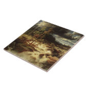 スウェーデンの滝(Marcus Larson) タイル (側面)