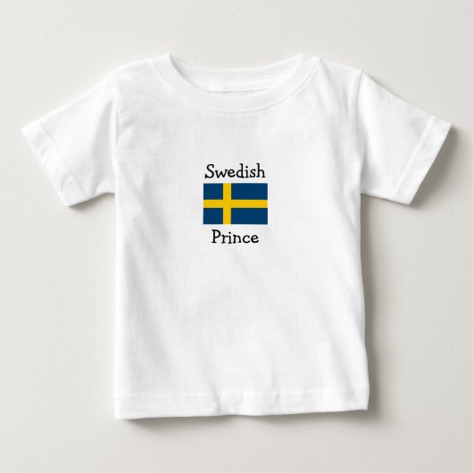 スウェーデンの王子 ベビーTシャツ (正面)