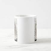 スウェーデンの石獅子ストックホルム写真 コーヒーマグカップ (中央)