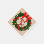 スウェーデンの神ジュルセルヴェットカクテル スタンダードカクテルナプキン (角)