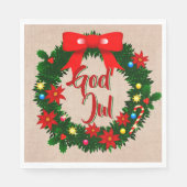 スウェーデンの神ジュルセルヴェットルンチョン スタンダードランチョンナプキン (正面)