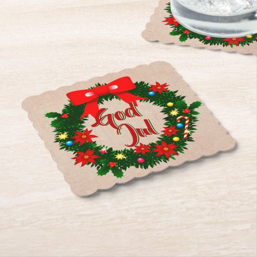 スウェーデンの神jul-dalbana ペーパーコースター (アングル)