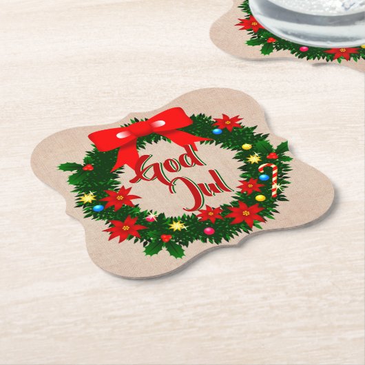 スウェーデンの神jul-dalbana ペーパーコースター (アングル)