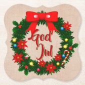 スウェーデンの神jul-dalbana ペーパーコースター (正面)