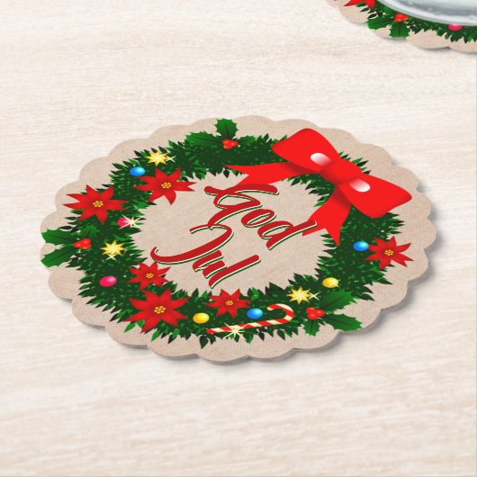 スウェーデンの神jul-dalbana ペーパーコースター (アングル)