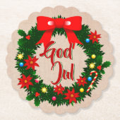 スウェーデンの神jul-dalbana ペーパーコースター (正面)