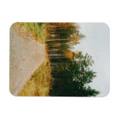 スウェーデンの秋の森 マグネット (横)