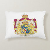 スウェーデンの紋章付き外衣 アクセントクッション (正面)
