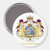 スウェーデンの紋章 マグネット (正面/裏面)