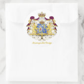 スウェーデンの紋章 ラウンドシール (バッグ)