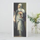 スウェーデンの聖ブリギッタ - 中世の神秘主義者 招待状 (スタンド正面)