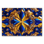 スウェーデンの色を使用した特殊なテーブルカード テーブルナンバー (裏面)