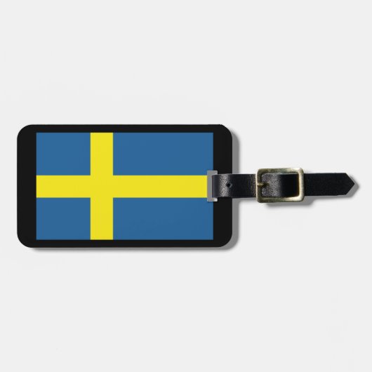 スウェーデンの荷物タグ ラゲッジタグ (正面横)