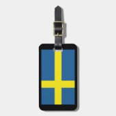 スウェーデンの荷物タグ ラゲッジタグ (正面縦)