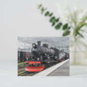 スウェーデンの蒸気機関車1316 ポストカード (スタンド正面)