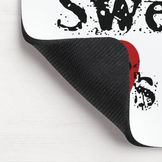 スウェーデンの誰かは私を愛します マウスパッド (コーナー)