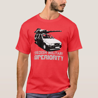 スウェーデンの軍のSuperiourity Tシャツ