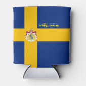 スウェーデンの軍旗 缶クーラー (正面)