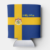 スウェーデンの軍旗 缶クーラー (裏面)