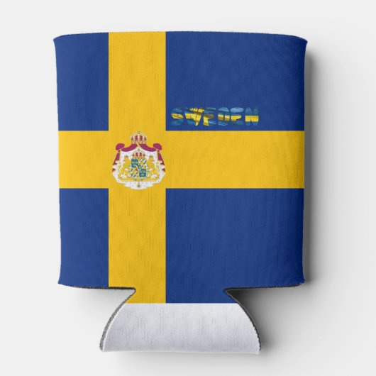 スウェーデンの軍旗 缶クーラー (裏面)