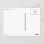 スウェーデンの鉄道バスPMV 3799 ポストカード (裏面)