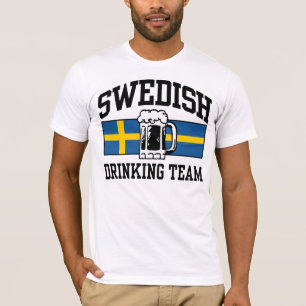 スウェーデンの飲みチーム Tシャツ