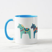 スウェーデンの馬 マグカップ (左)